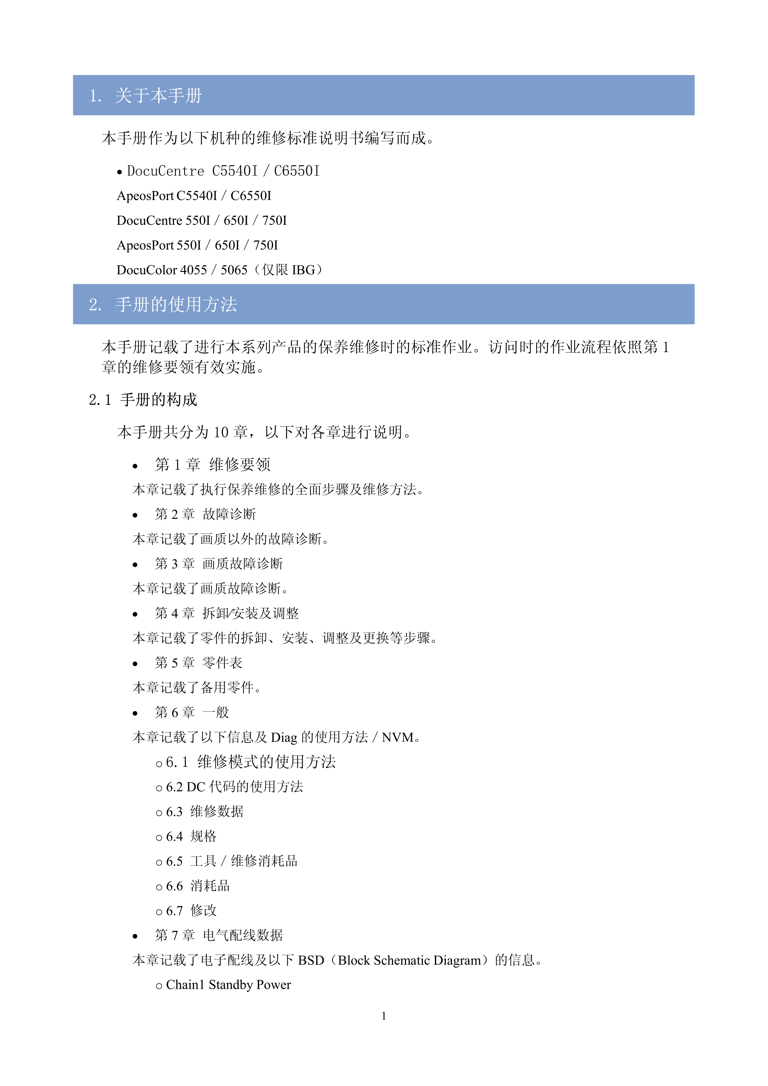 1847施乐AP DC C6550I 7550I 5540I 4055 5065 550I 650I 750I 中文维修手册